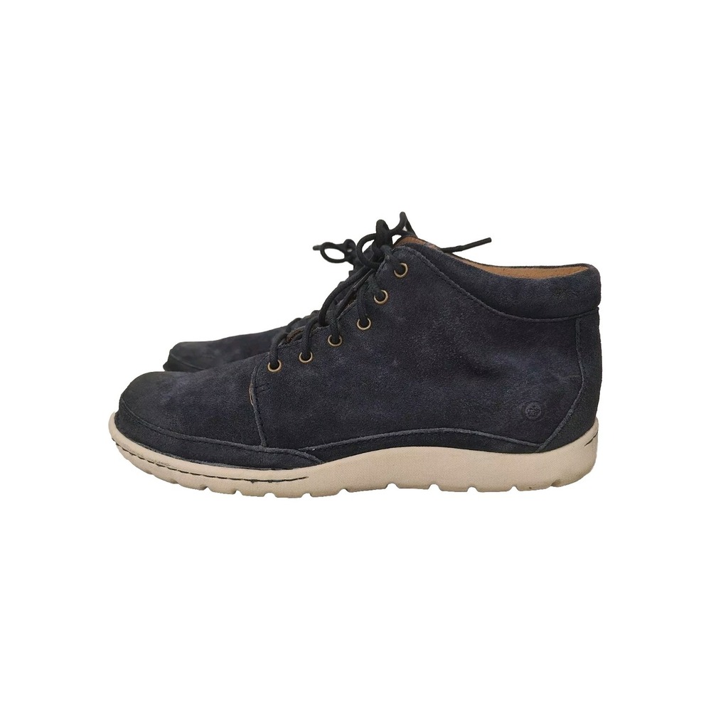 Born Nigel Mens Boot Size 11.5M Shark Blue SUEDE‎ H48332